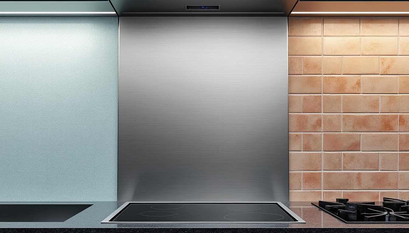 Crédences : verre vs inox vs carrelage