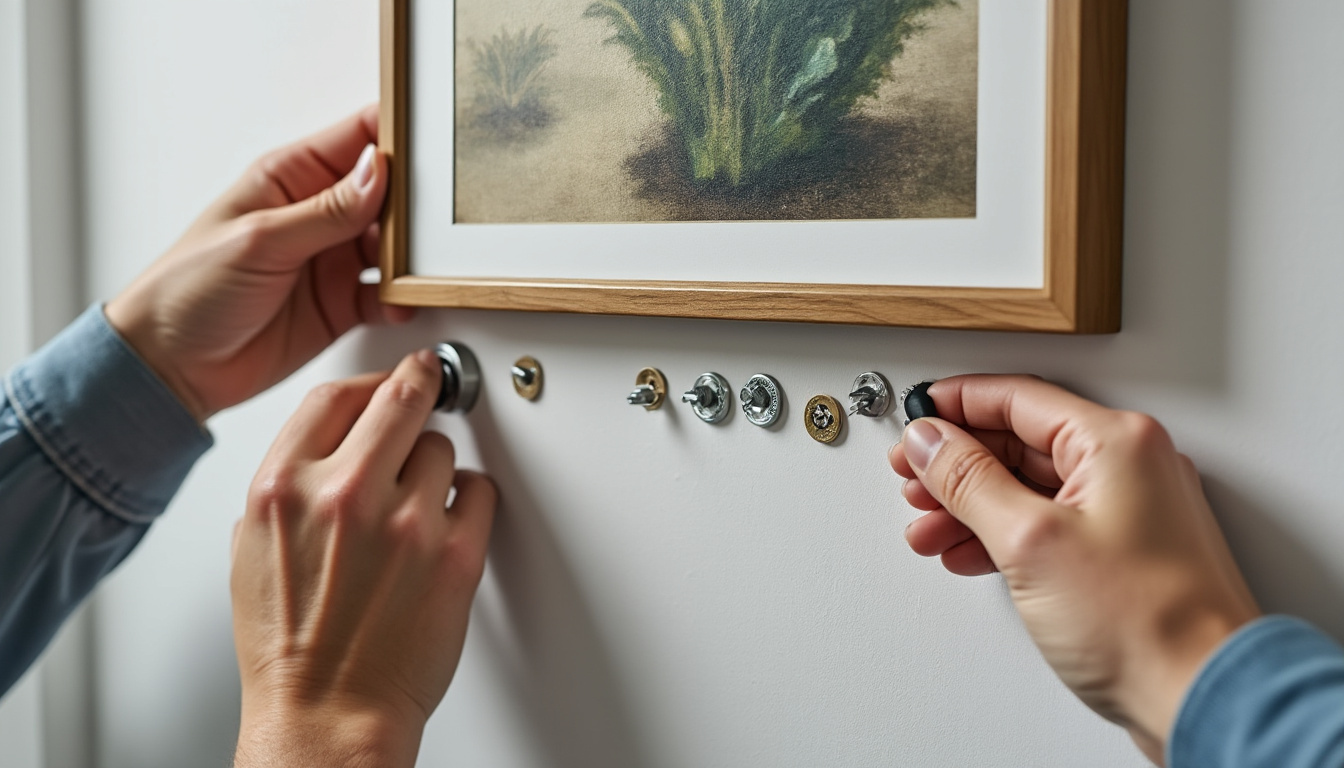 Fixer une œuvre lourde sans abîmer le mur