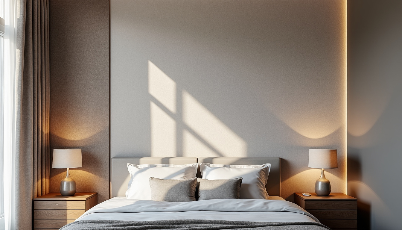 découvrez comment créer une ambiance unique dans votre chambre grâce à un mur décoratif alliant élégance et matières naturelles.
