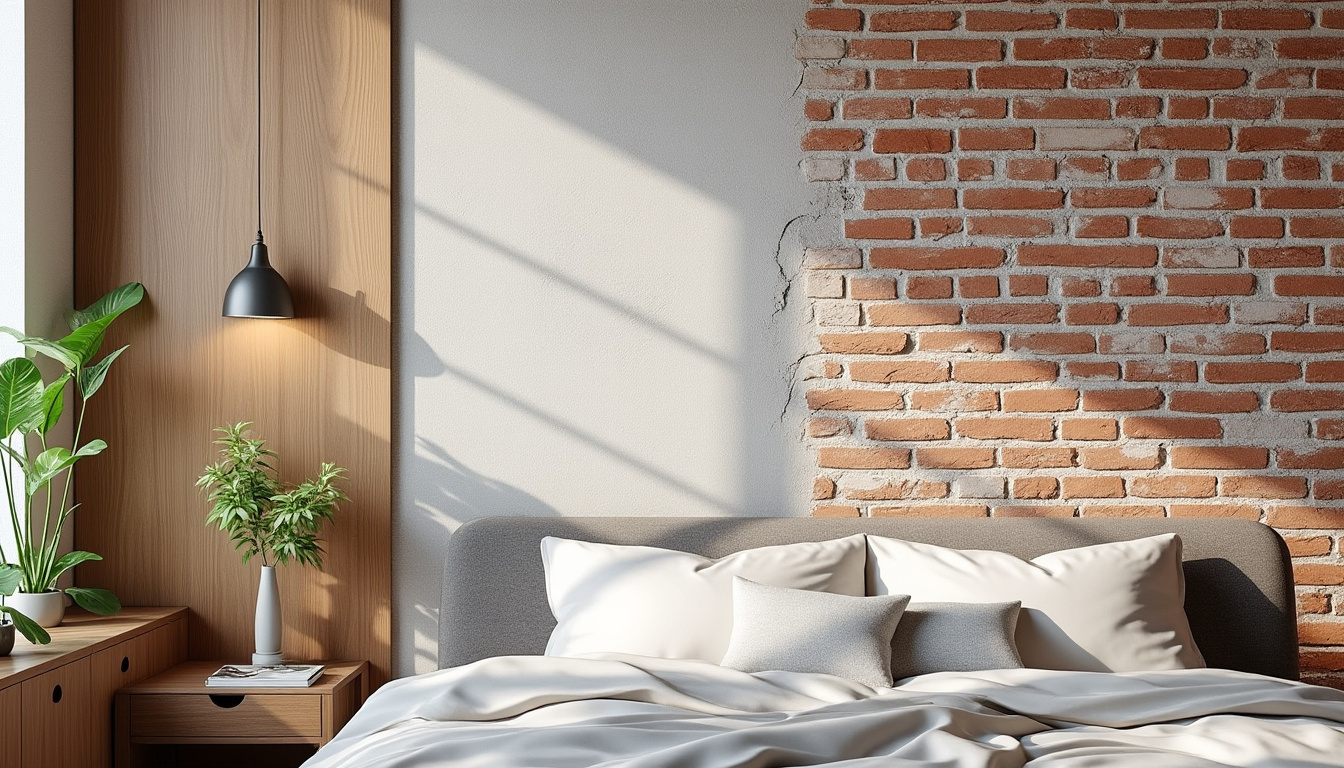 Mur de chambre : ambiance et matières