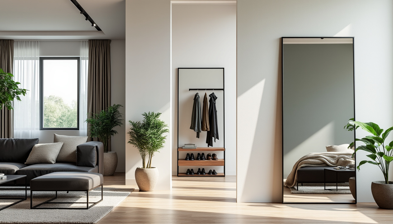 Où placer un miroir selon la pièce