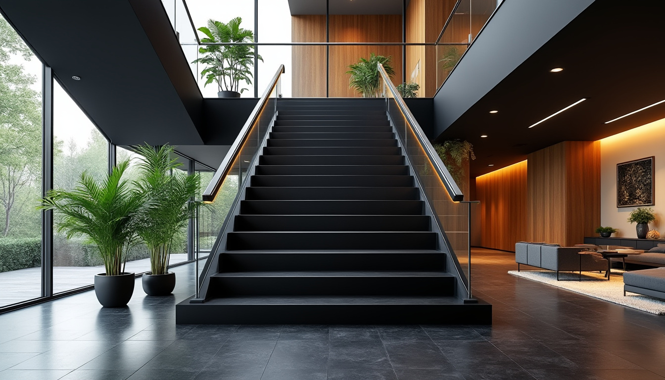 Inspiration et astuces pour sublimer vos escaliers noirs avec style