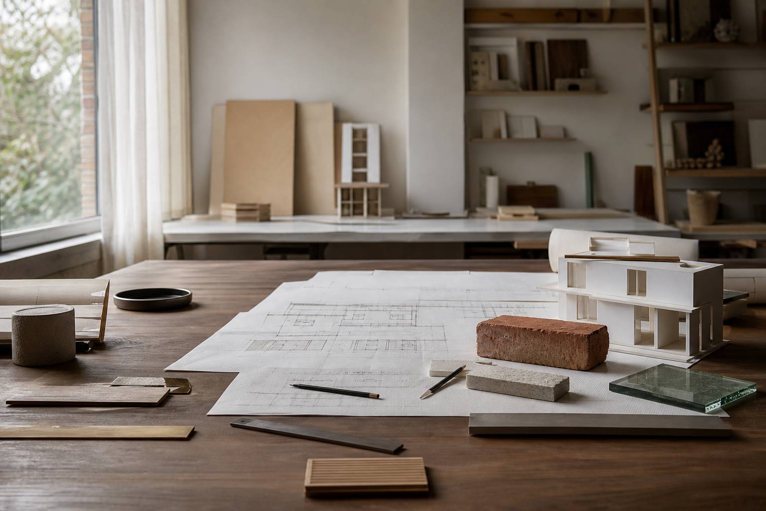 Ambiance visuelle pour l'article ama architectes latelier de la matière e