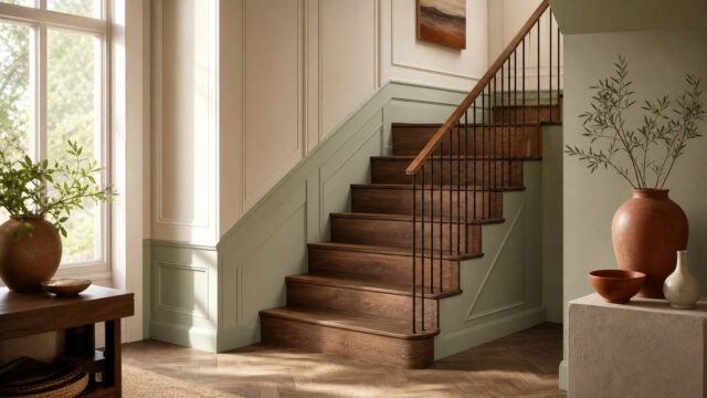 Inspiration déco : transformer vos escaliers avec des habillages muraux variés