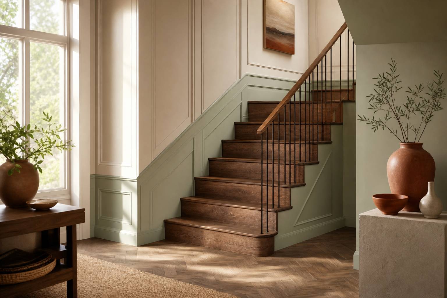 Inspiration déco : transformer vos escaliers avec des habillages muraux variés