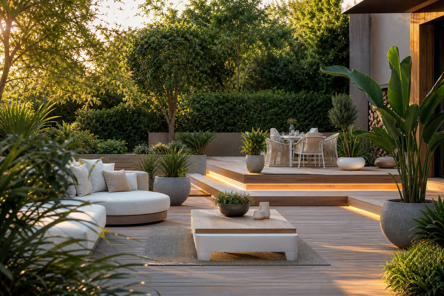 Inspiration et conseils pour aménager un jardin contemporain élégant