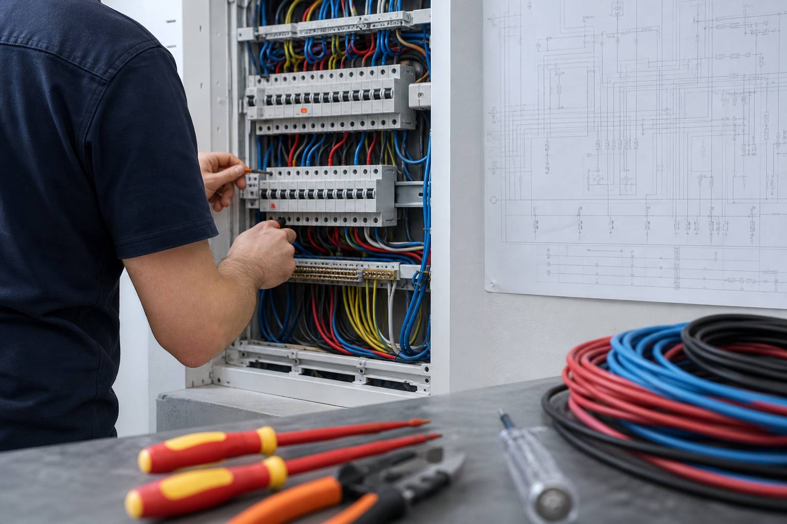 Illustration: Professionnels et entreprises du secteur électrique : savoir