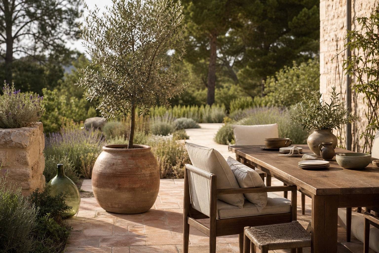 Inspirez votre espace extérieur avec des idées déco pour un jardin méditerranéen enchanteur