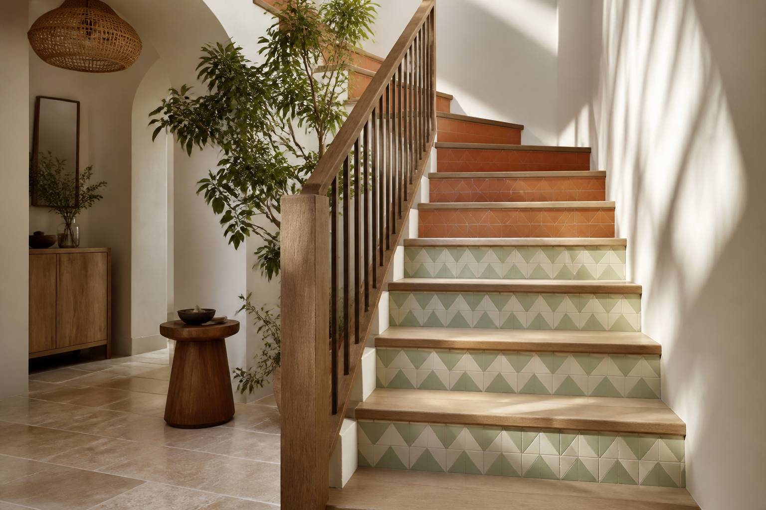 Inspiration déco : sublimer vos escaliers carrelés avec style et originalité