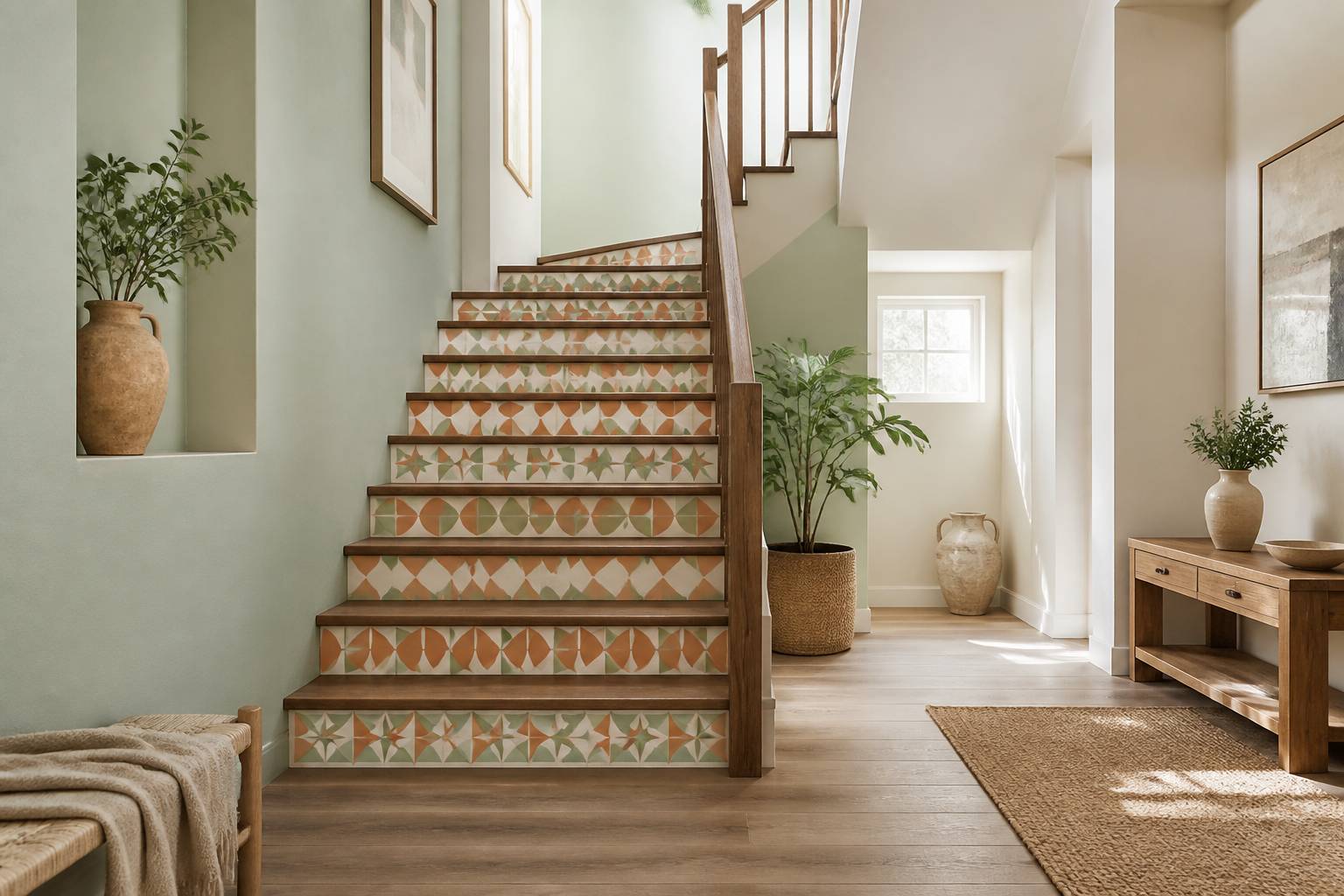 Inspiration : sublimer vos escaliers avec des peintures décoratives créatives