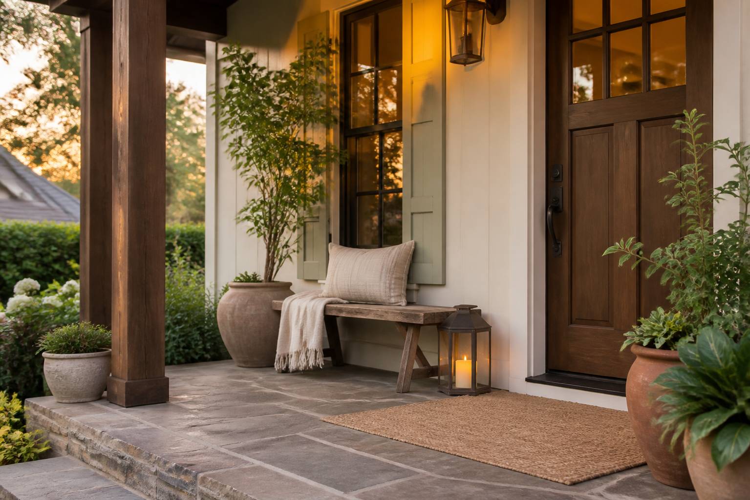 Inspiration et astuces pour aménager un porche d&rsquo;entrée accueillant et stylé