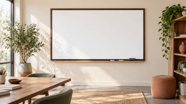 Tableau blanc en verre ou émaillé : lequel dure le plus longtemps