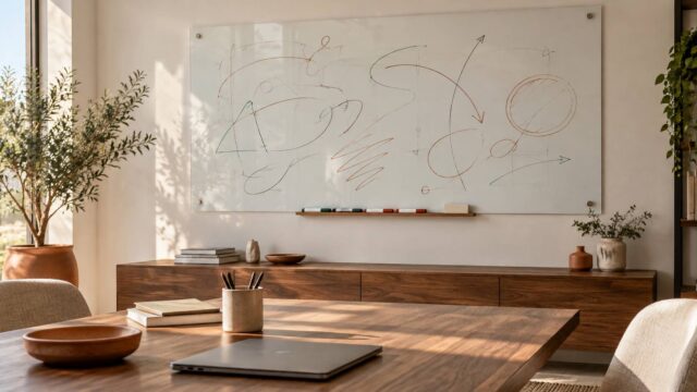 Tableau en verre pour écrire : quels feutres utilisent les pros